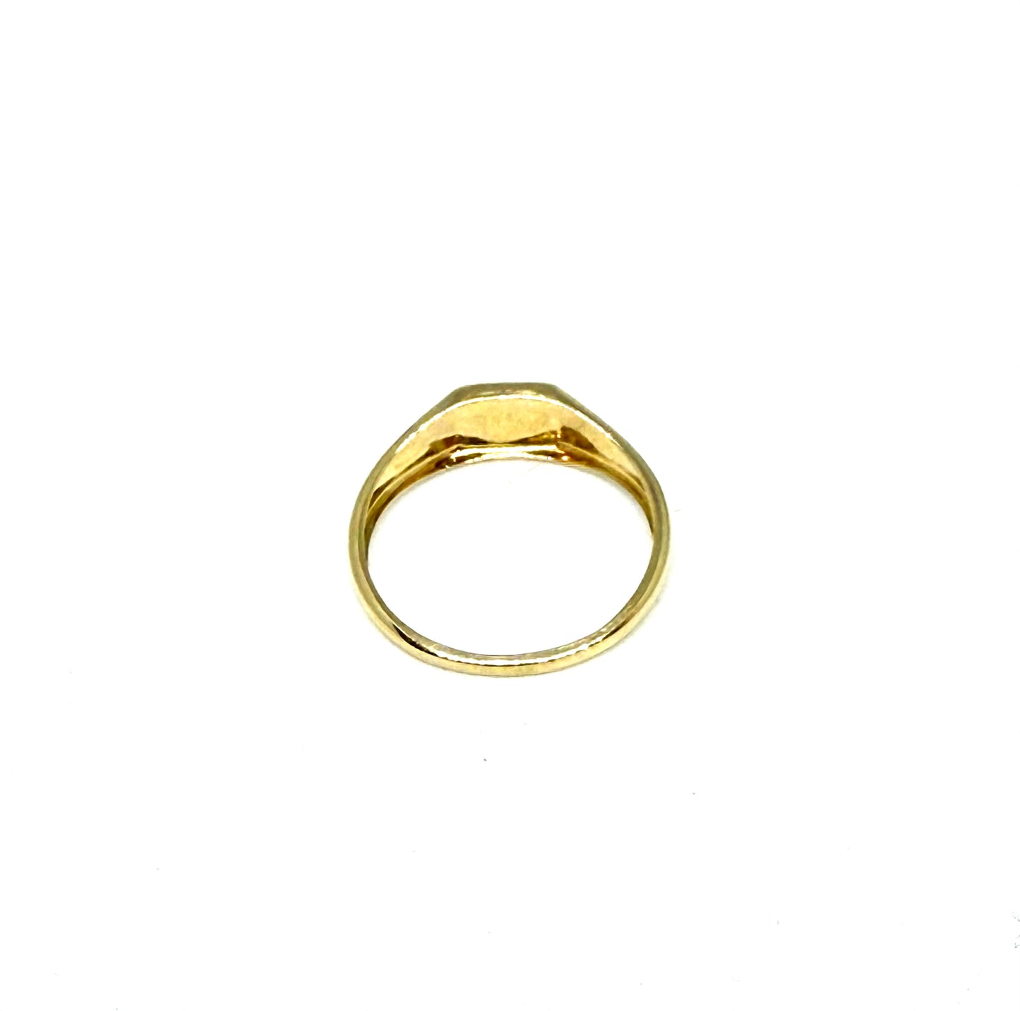 14K Solid Gold Square Signet Ring