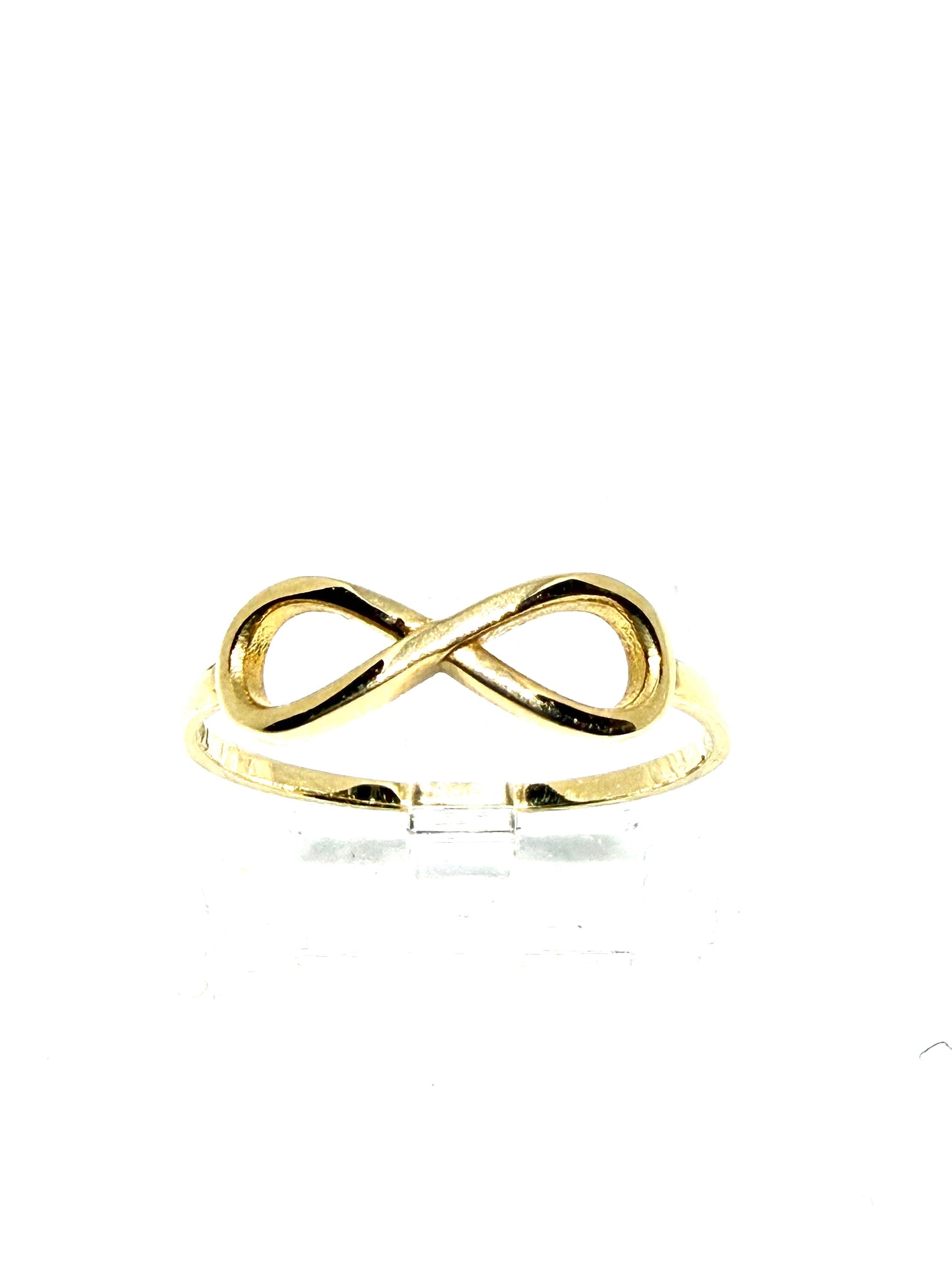 14K Solid Gold Infinity Ring