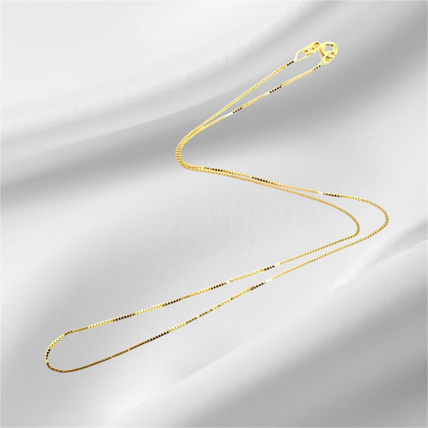 14k Solid Gold Box Chain