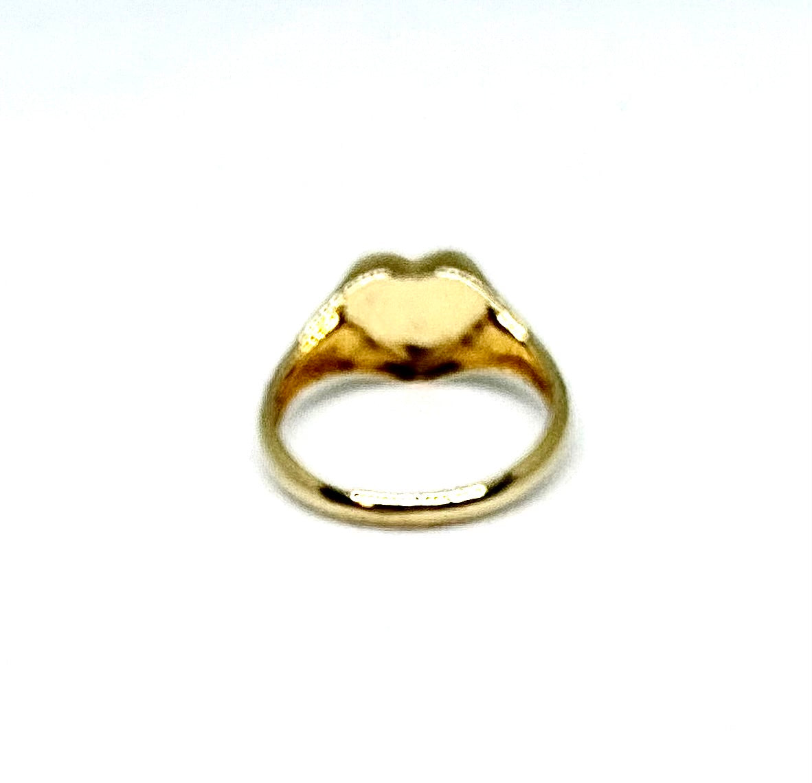 14K Solid Gold Signet Ring