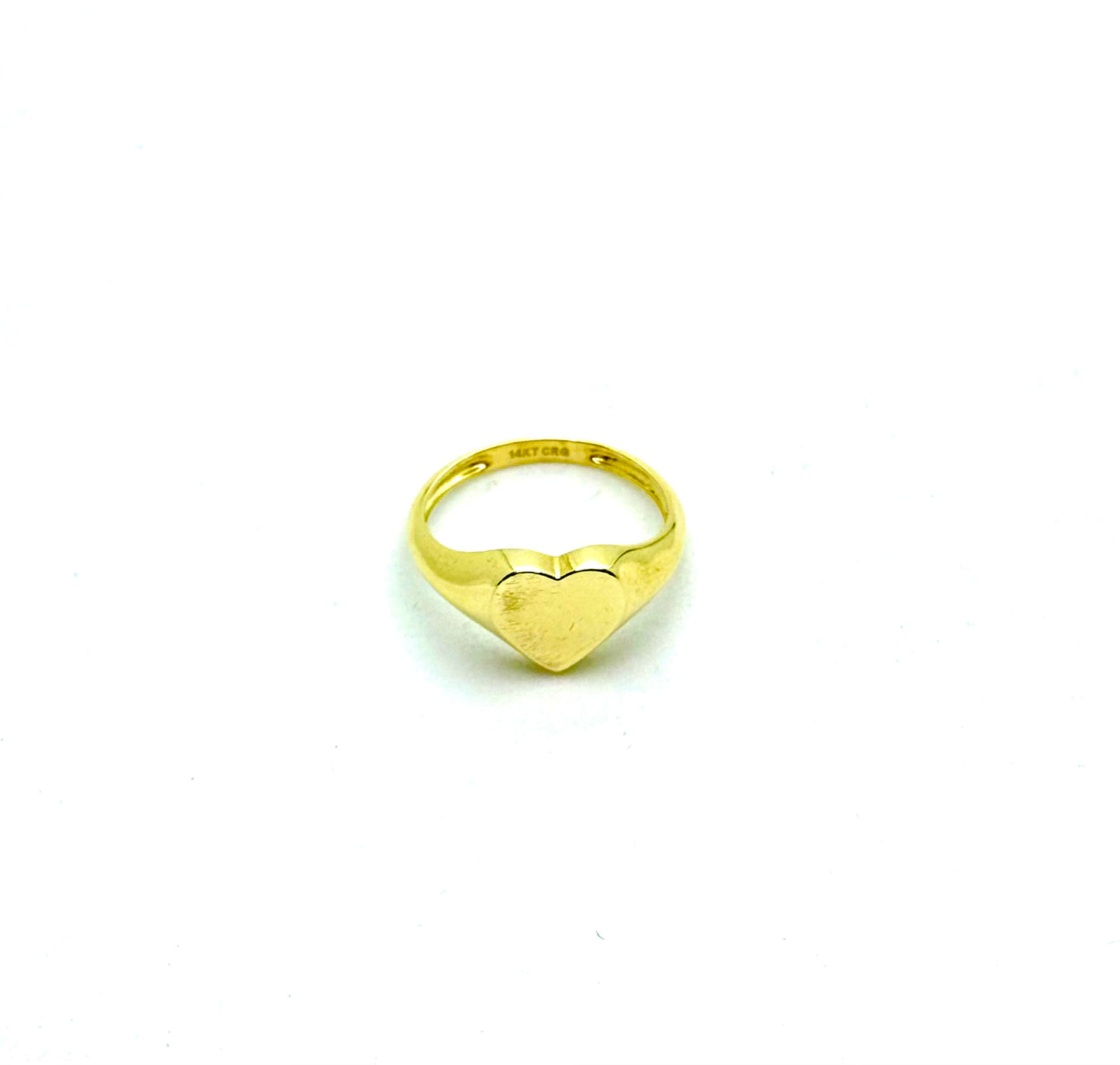 14K Solid Gold Signet Ring