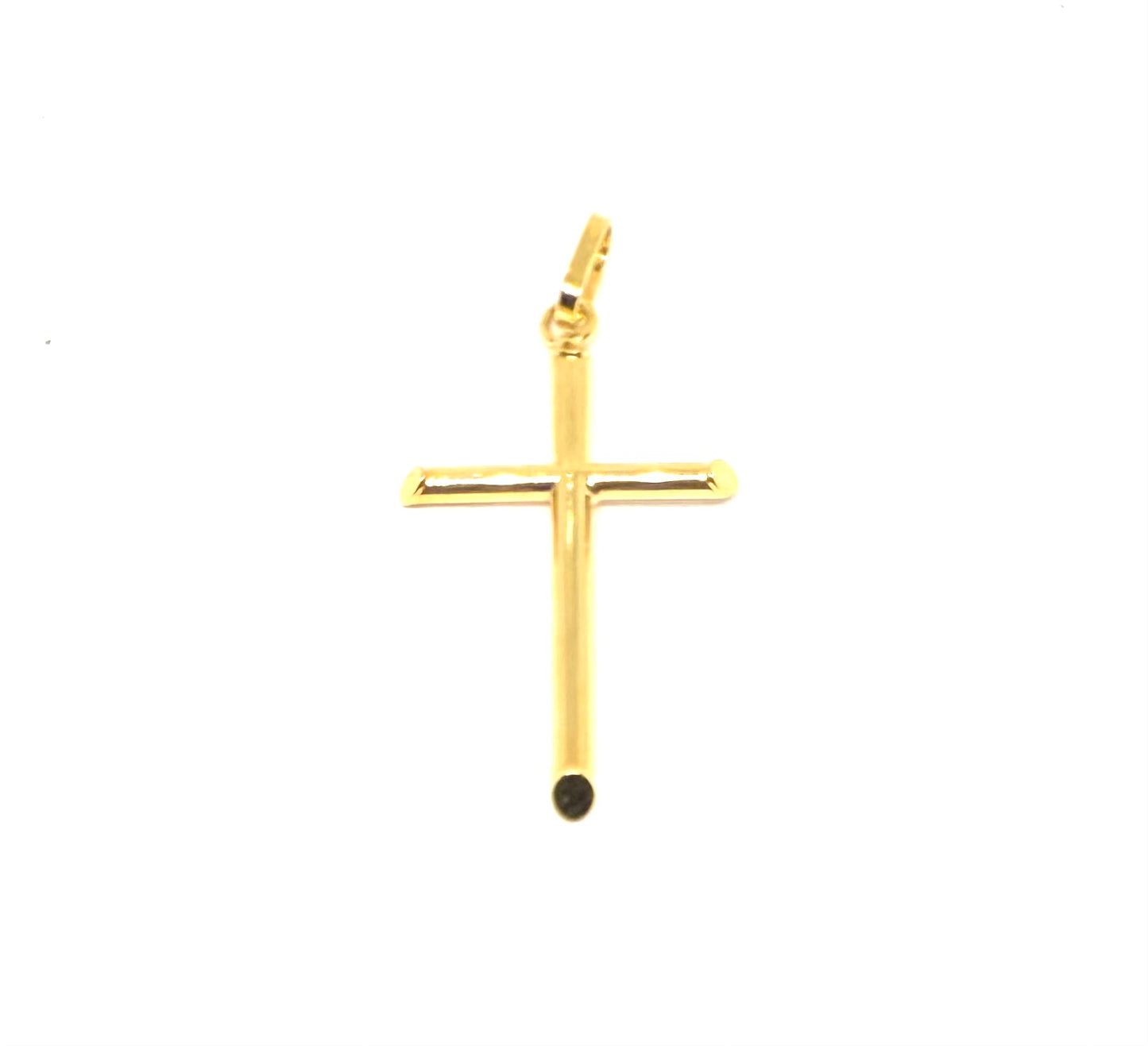 14K Solid Gold Cross Pendant