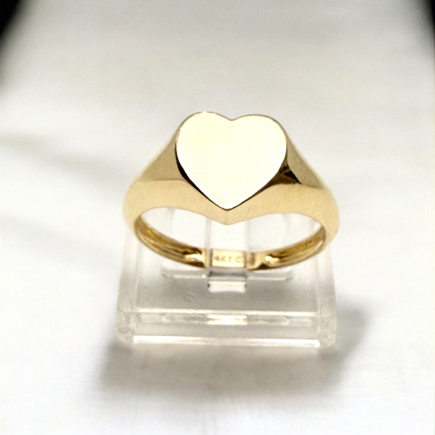 14K Solid Gold Signet Ring