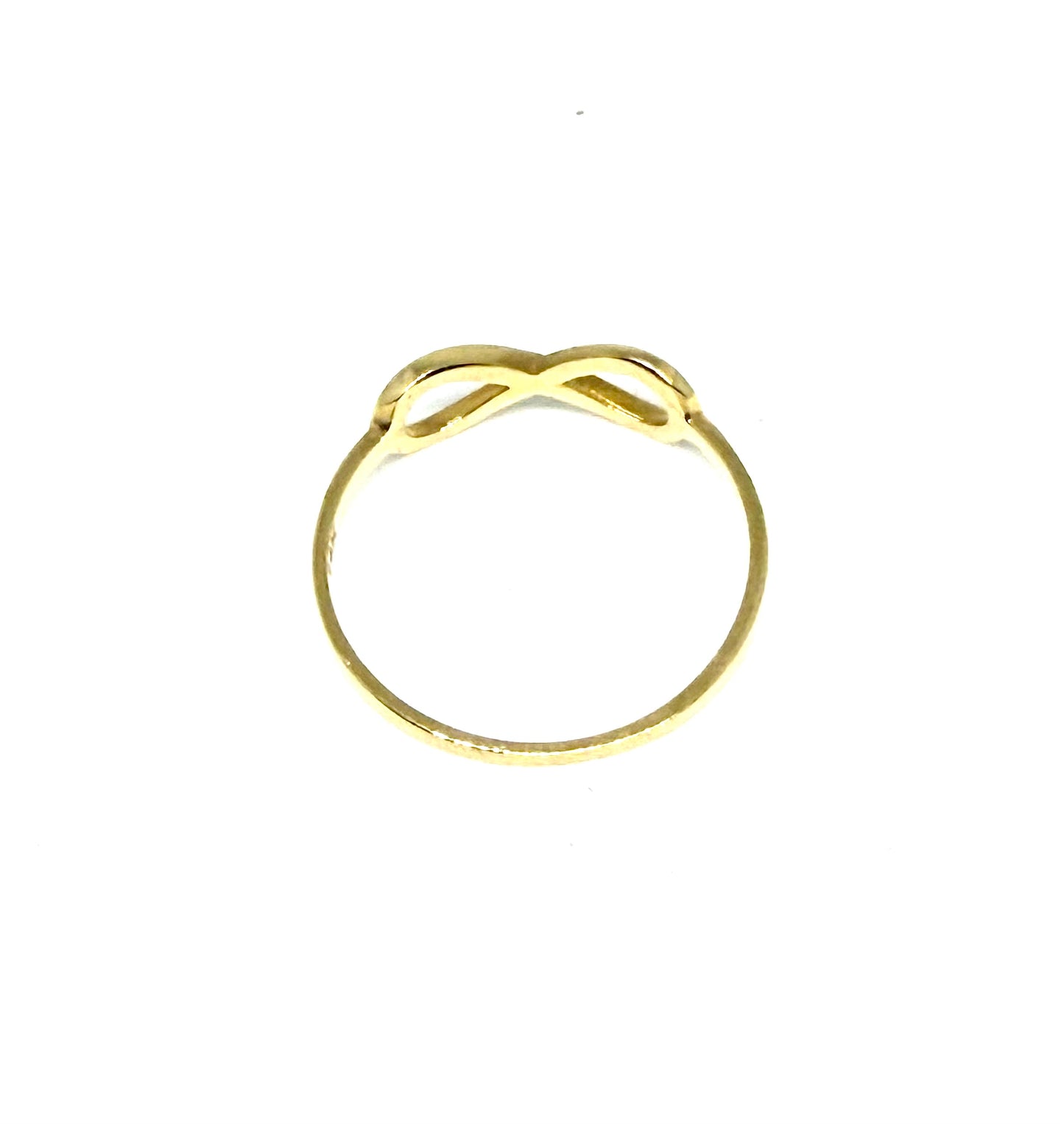 14K Solid Gold Infinity Ring