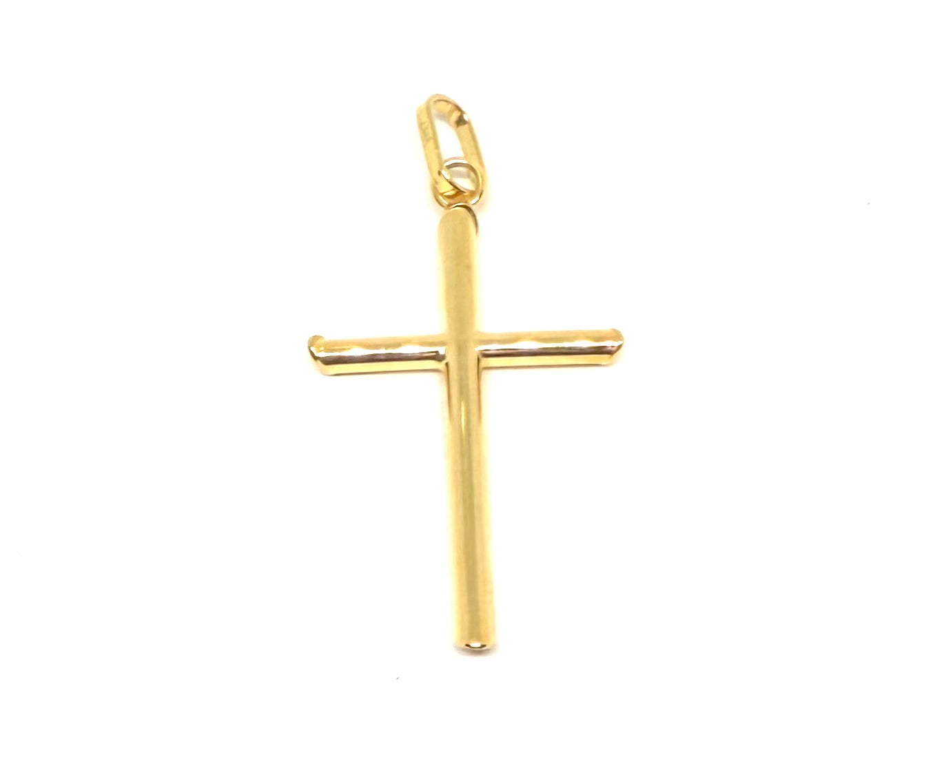 14K Solid Gold Cross Pendant