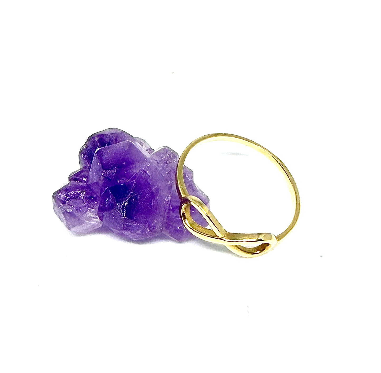 14K Solid Gold Infinity Ring