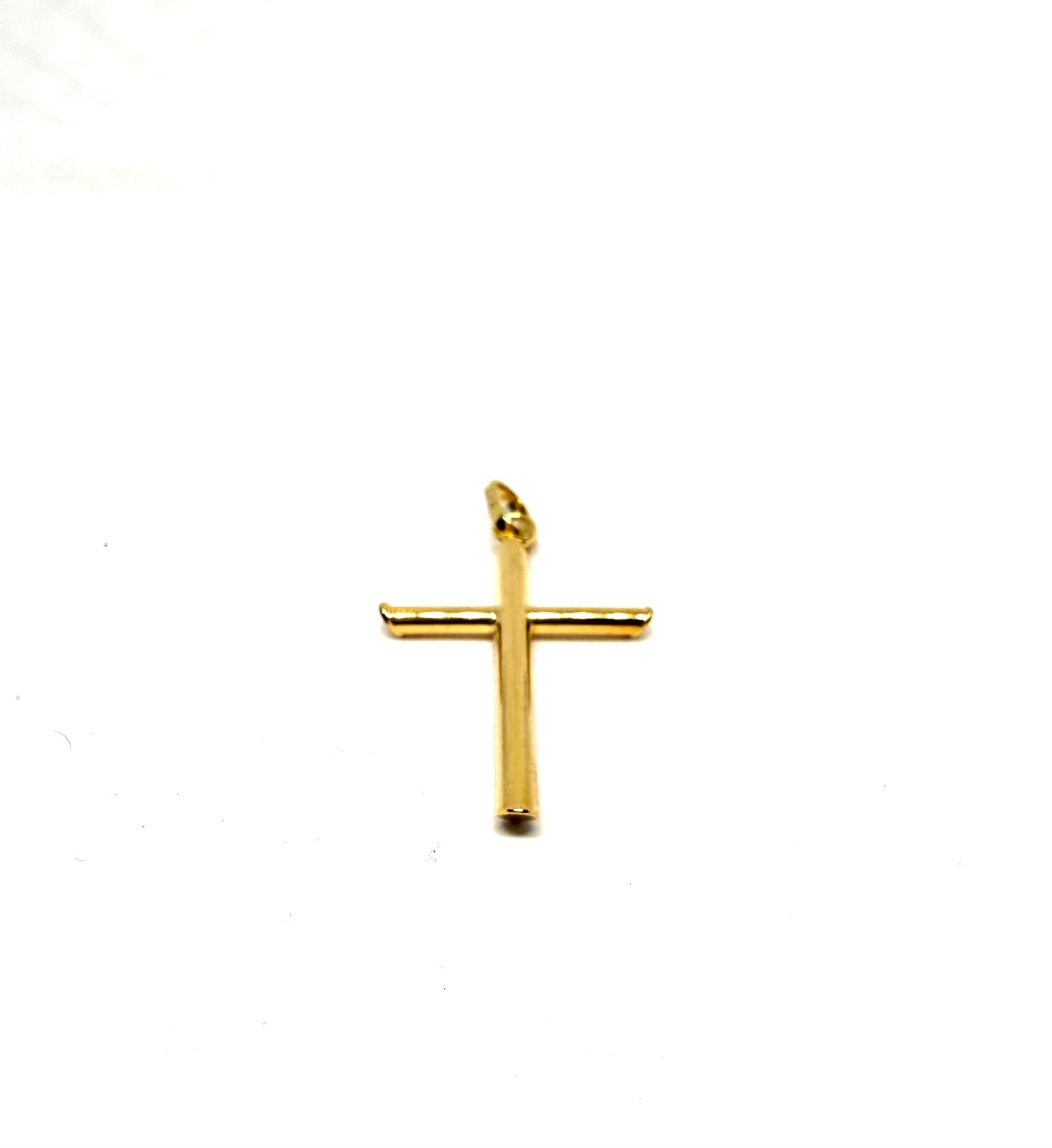 14K Solid Gold Cross Pendant